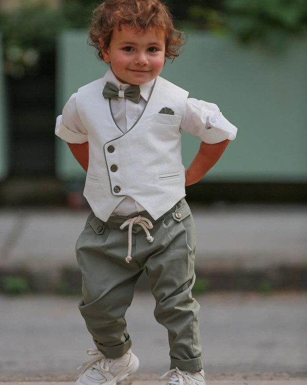 جلیقه و شلوار مجلسی بچگانه