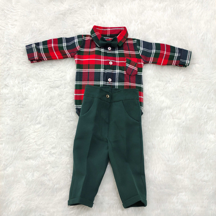 پیراهن چهارخانه پشمی