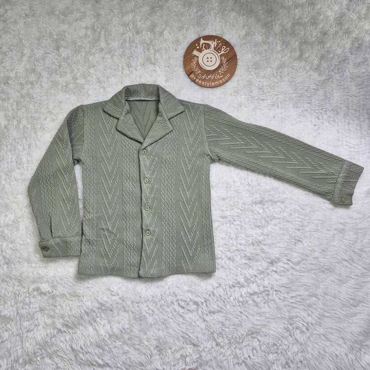 پیراهن بافت پاییزه بچگانه پسرانه مدل مراکشی