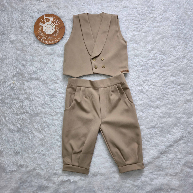 جلیقه شلوار پسرانه مجلسی